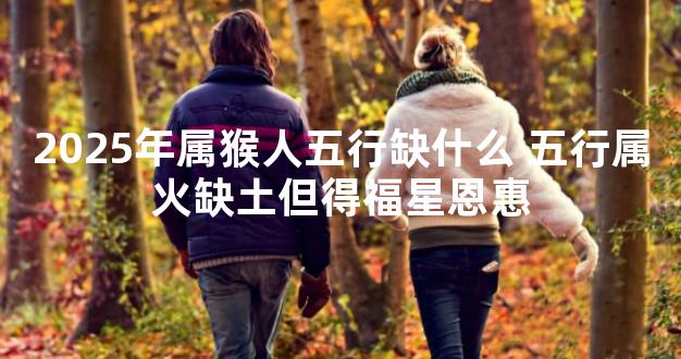 2025年属猴人五行缺什么 五行属火缺土但得福星恩惠